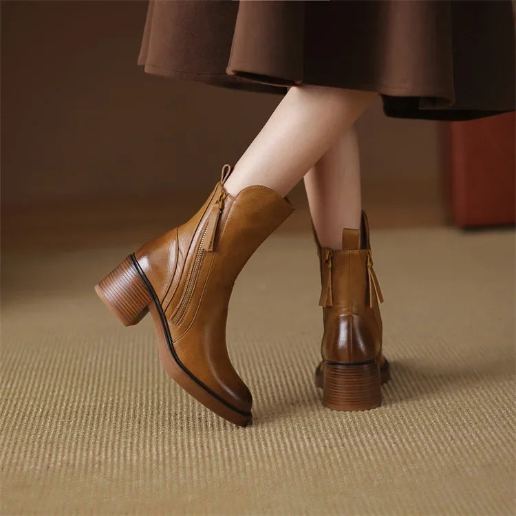 Vintage Inspired Orthopedic Boots
