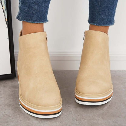 Chic Orthopedic Boots with Unique Design