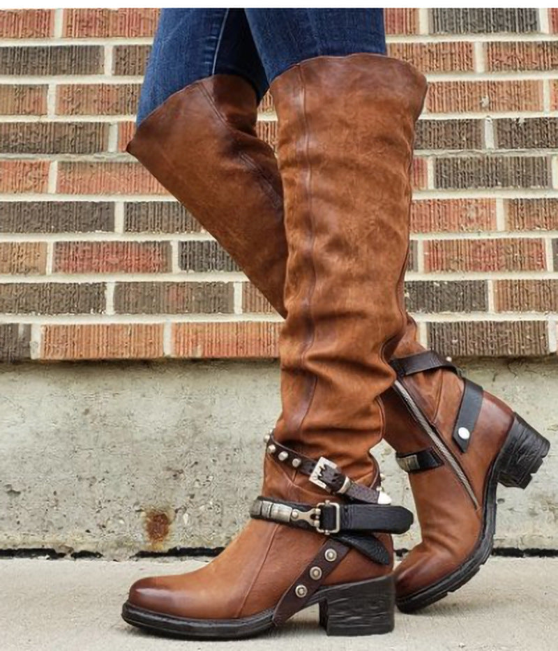 Chic Orthopedic Boots with Unique Design
