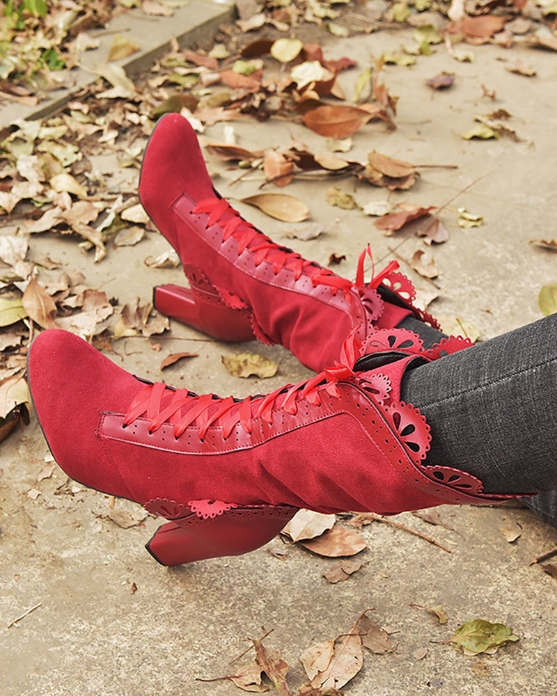 Vintage Inspired Orthopedic Boots
