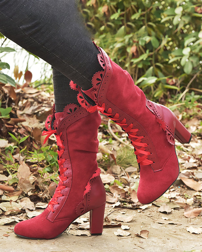 Vintage Inspired Orthopedic Boots