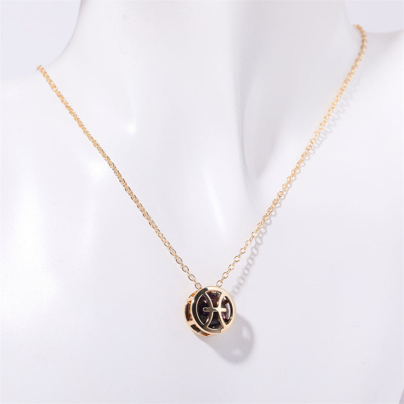 Double-sided Zodiac Necklace
