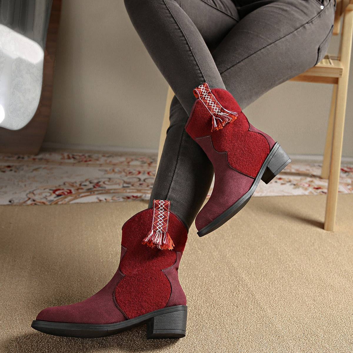 Classic Orthopedic Boots with Timeless Style