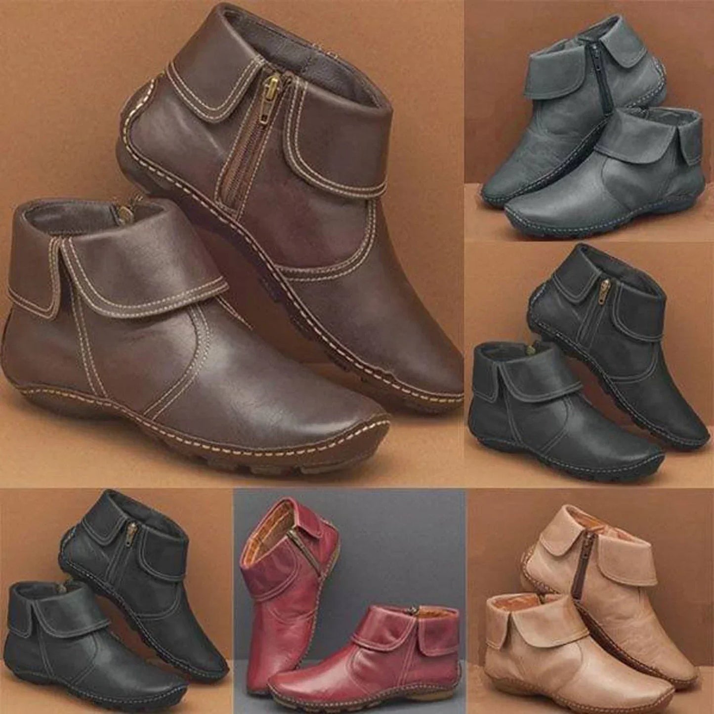 Vintage Inspired Orthopedic Boots