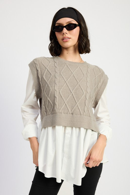 Gracefully Designed Sweater