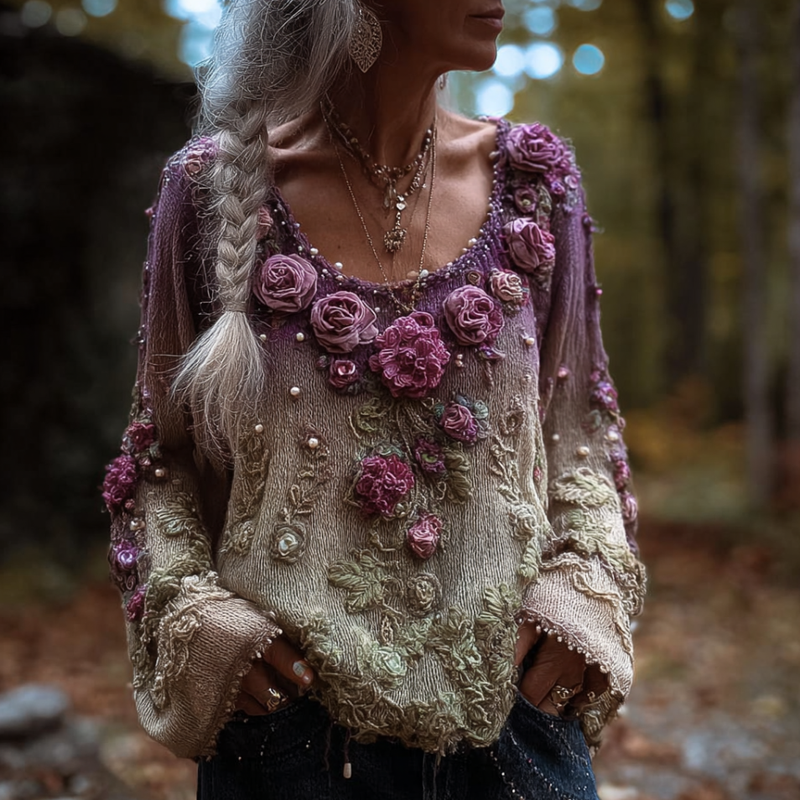 Gracefully Designed Sweater