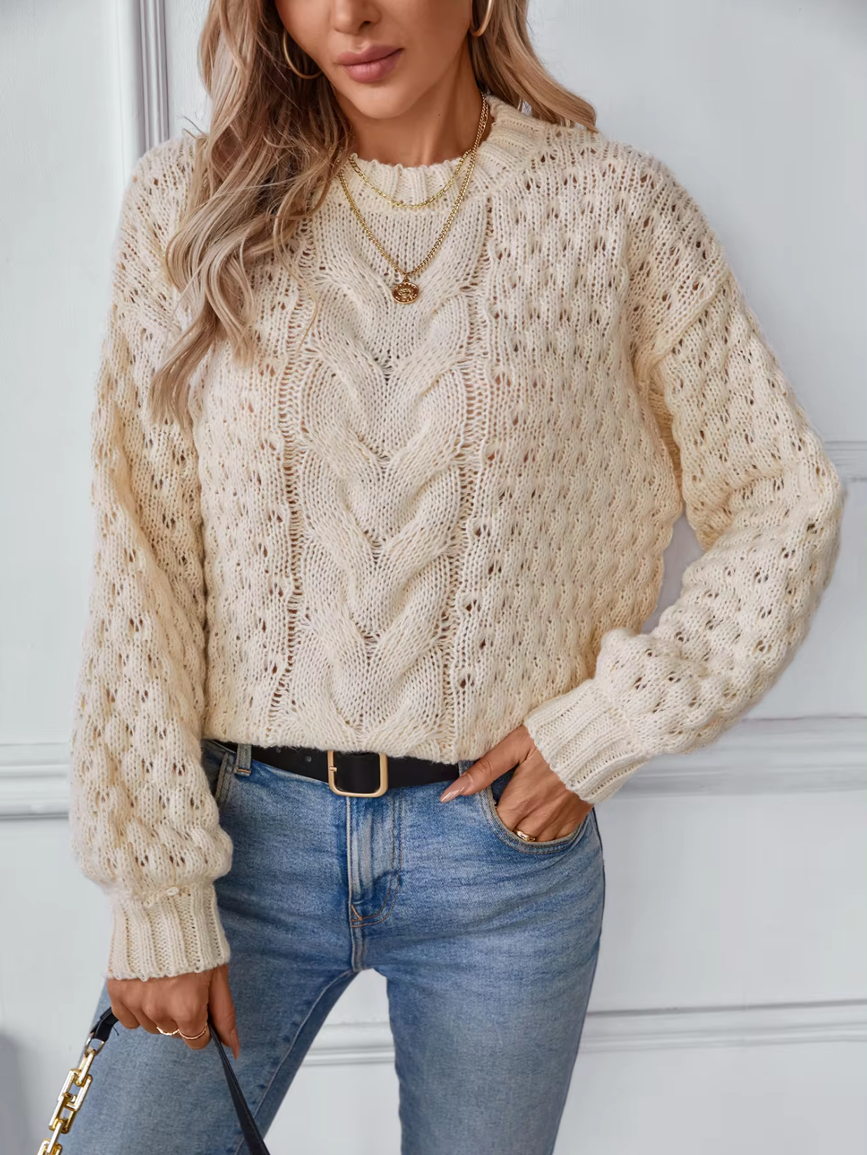 Gracefully Designed Sweater