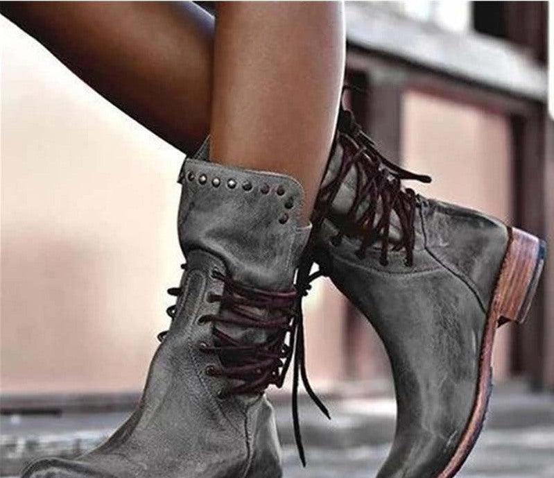 Vintage Inspired Orthopedic Boots