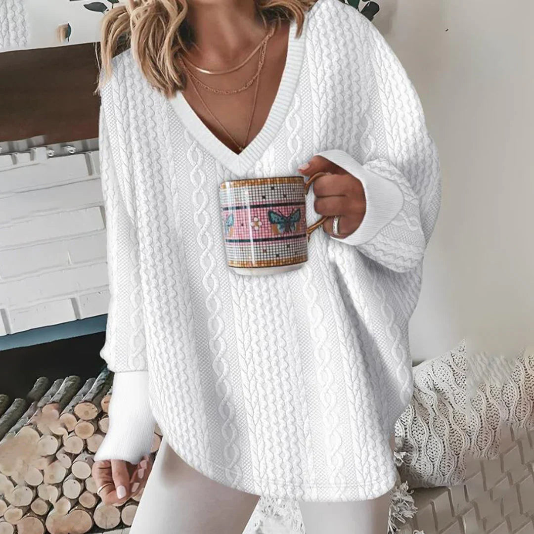 Claudia® | Elegant warm knitted sweater for women
