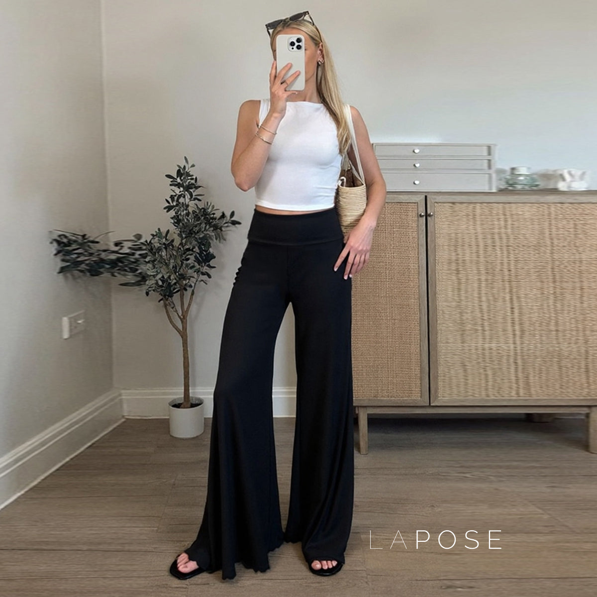 A Vintage Style Pants with Delicate Timeless Details