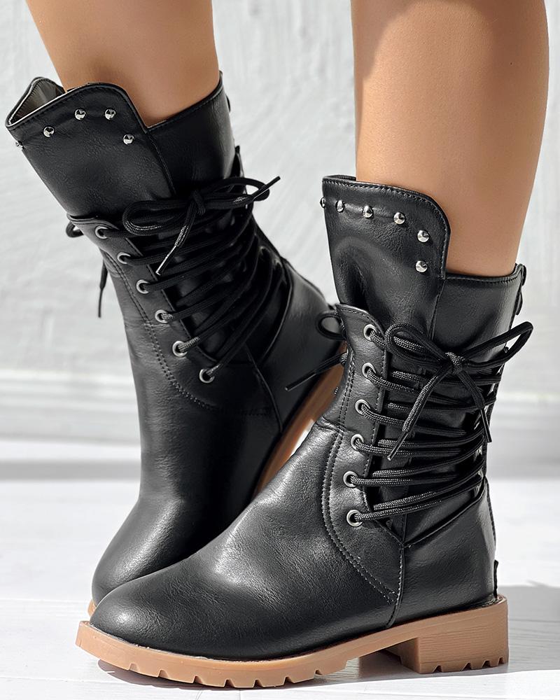 Vintage Inspired Orthopedic Boots