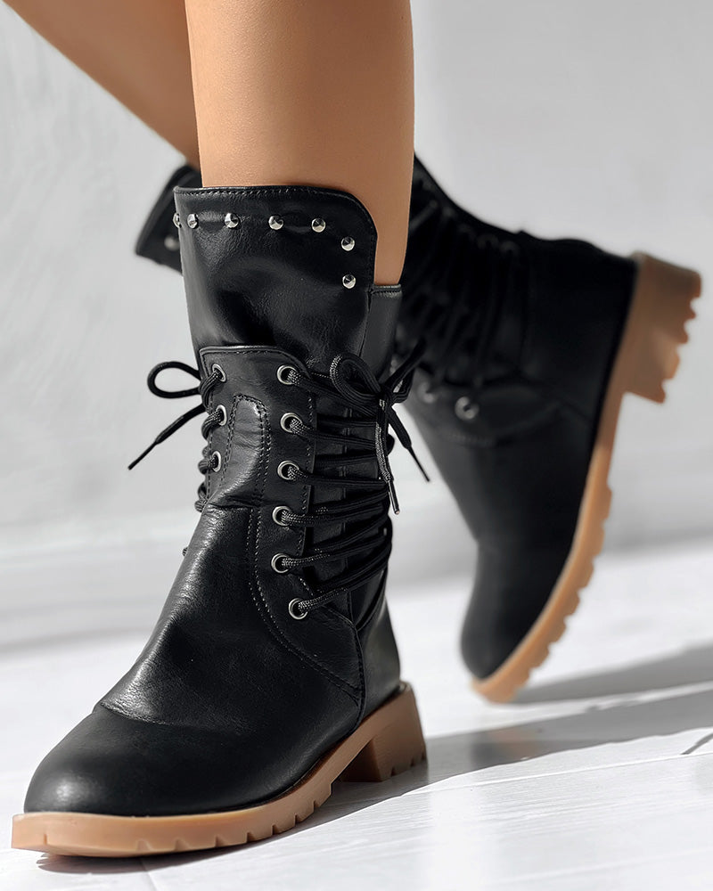 Vintage Inspired Orthopedic Boots