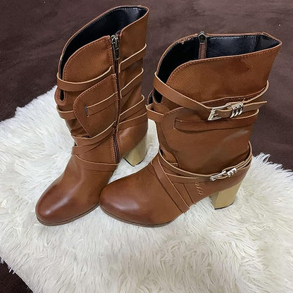 Chic Orthopedic Boots with Unique Design