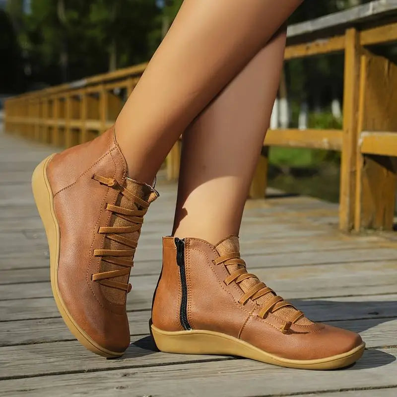 Chic Orthopedic Boots with Unique Design