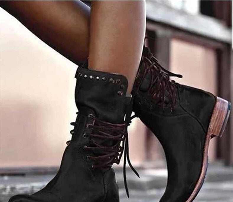 Vintage Inspired Orthopedic Boots