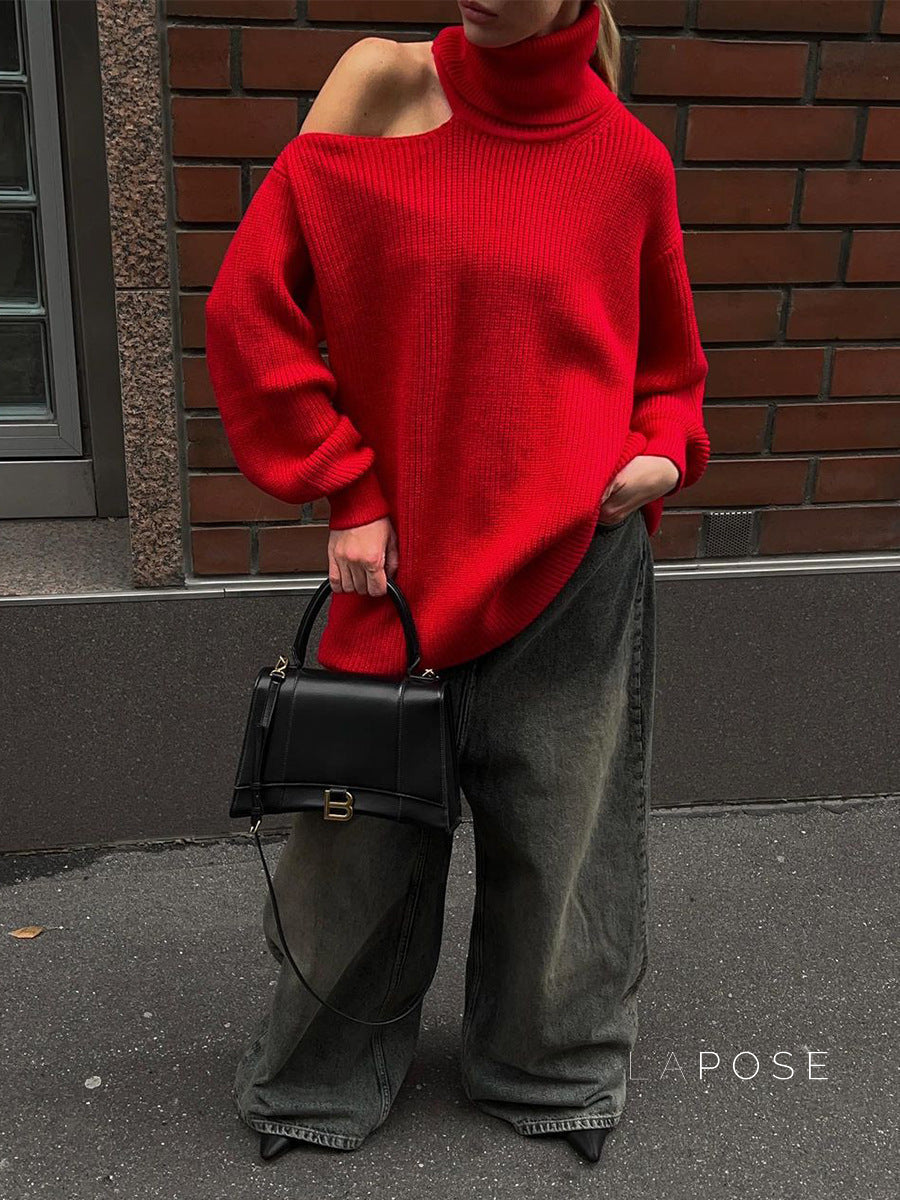 Well Tailored Sweater with a Graceful Silhouette