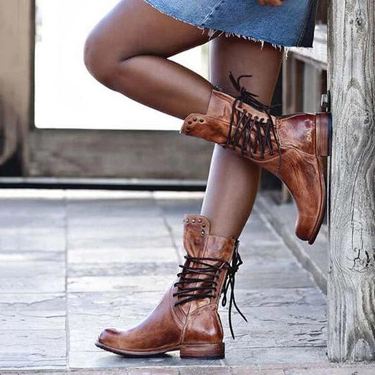 Vintage Inspired Orthopedic Boots