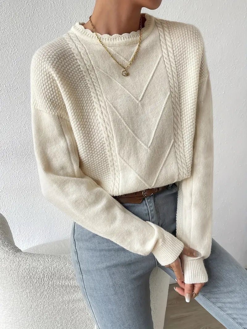 Gracefully Designed Sweater