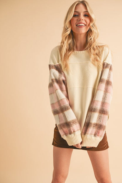 Lilia® | Checked sweater