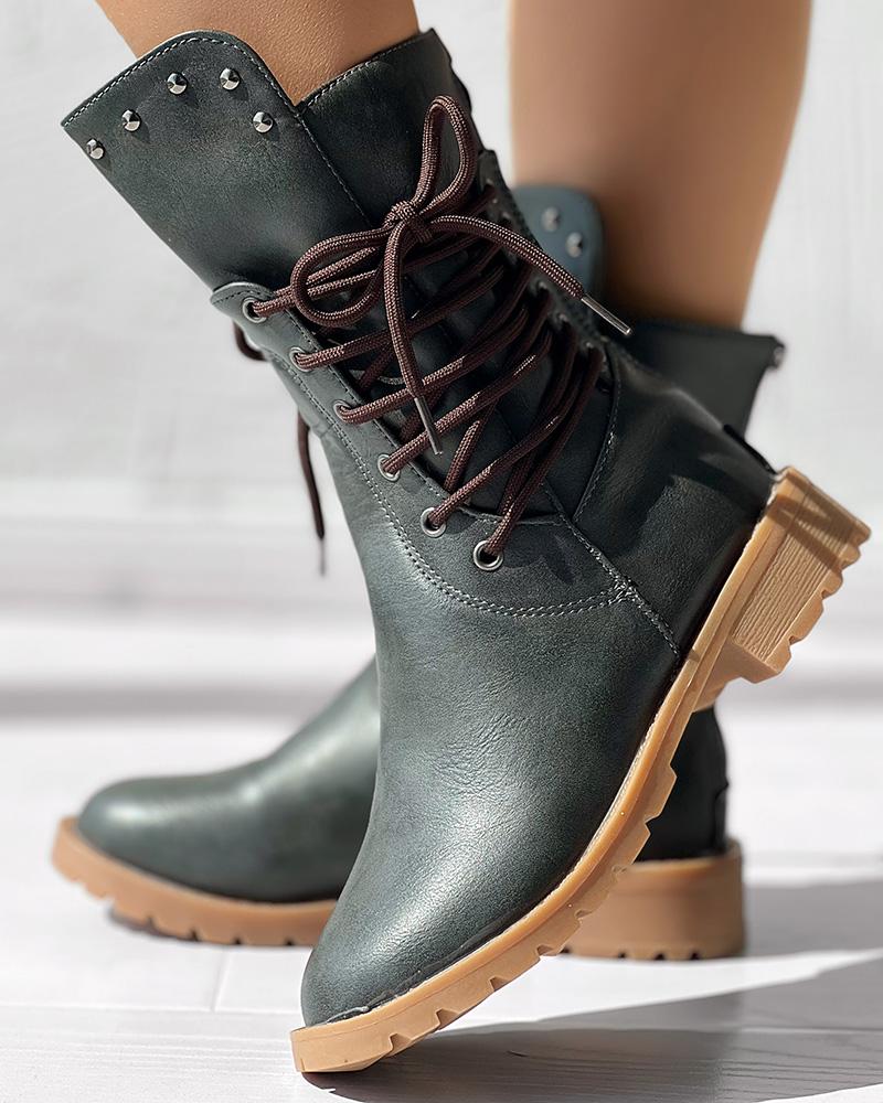 Vintage Inspired Orthopedic Boots