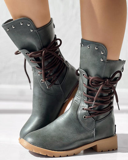 Vintage Inspired Orthopedic Boots