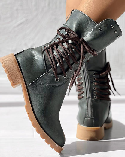 Vintage Inspired Orthopedic Boots