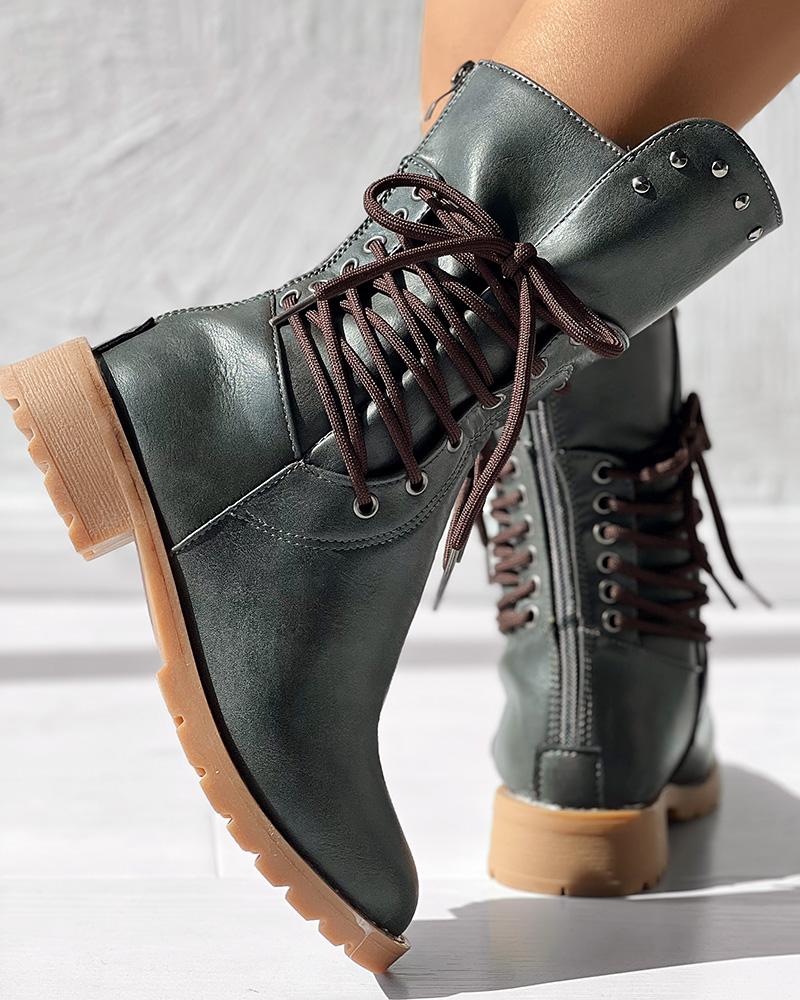 Vintage Inspired Orthopedic Boots