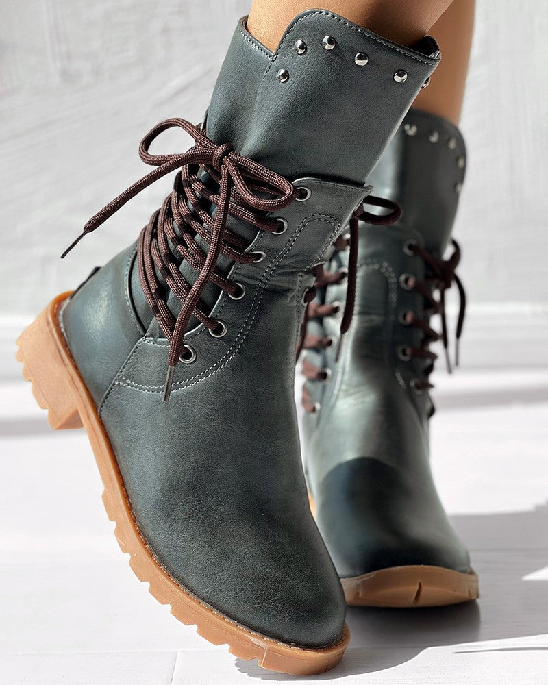 Vintage Inspired Orthopedic Boots
