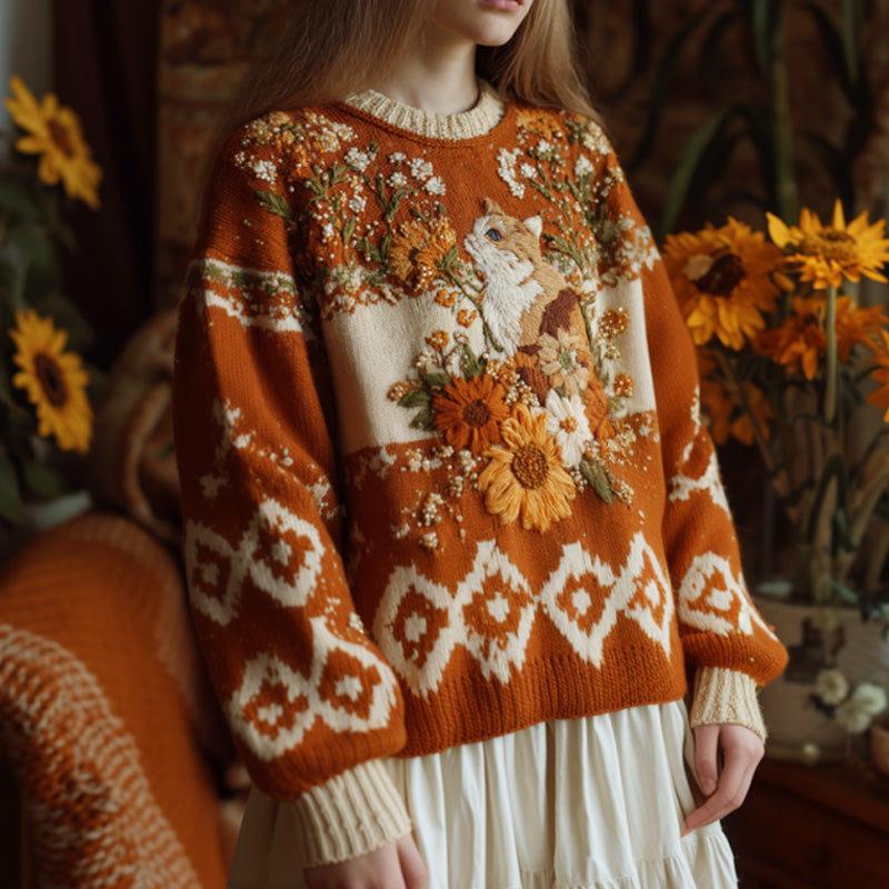 Gracefully Designed Sweater