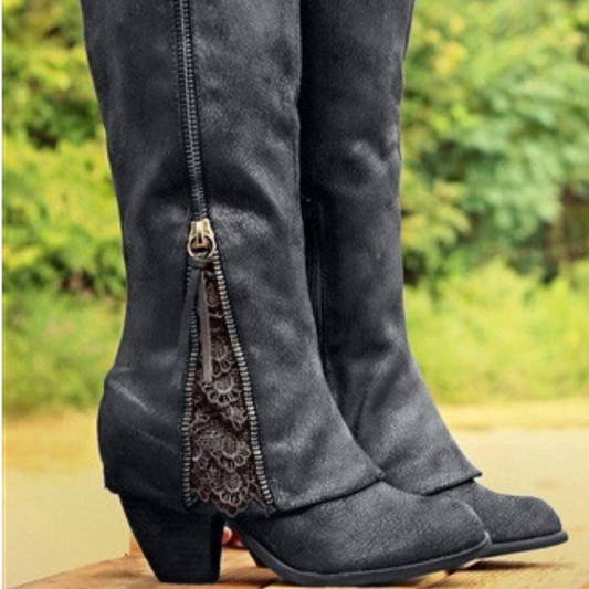 Chic Orthopedic Boots with Unique Design
