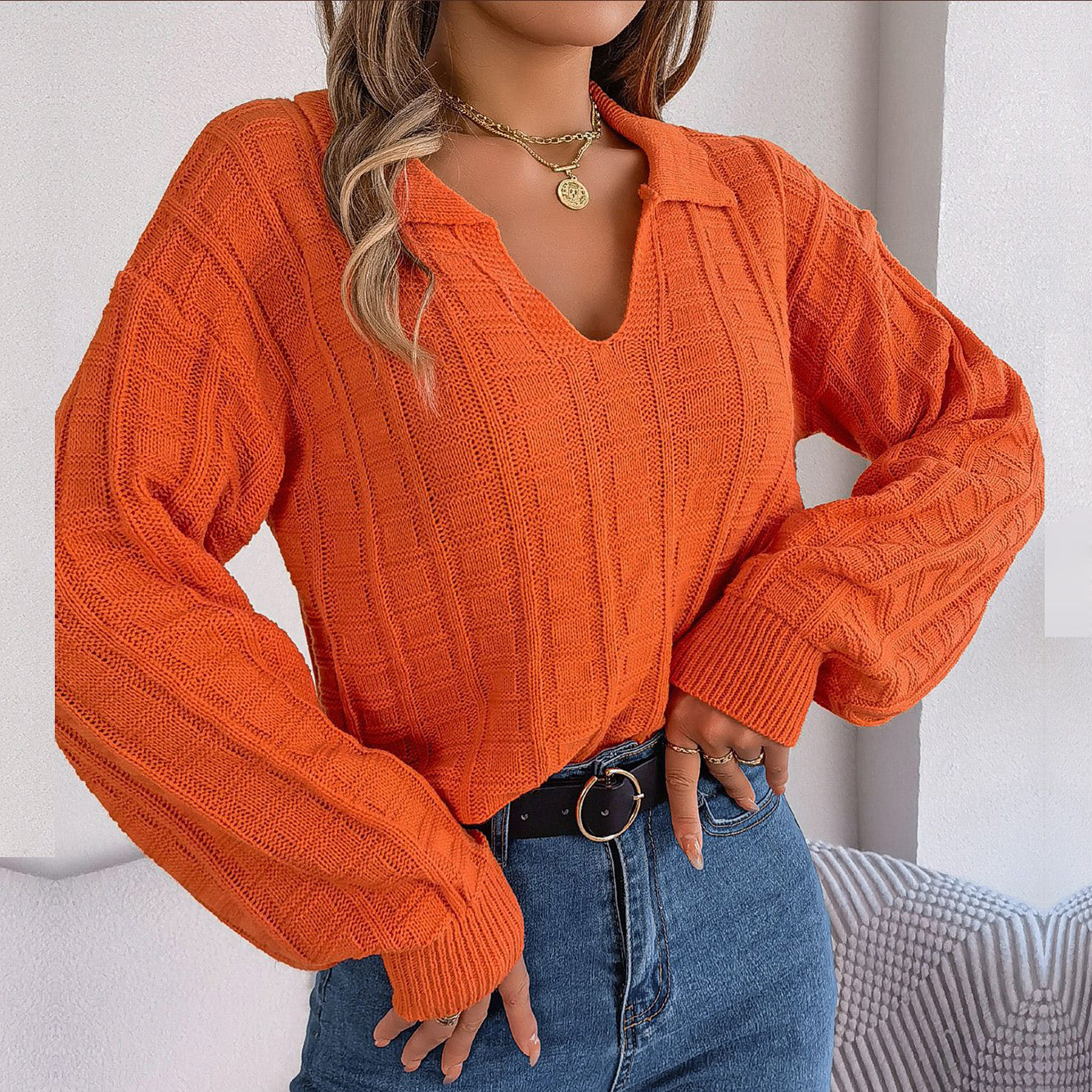 Gracefully Designed Sweater