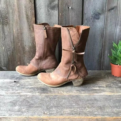 Chic Orthopedic Boots with Unique Design