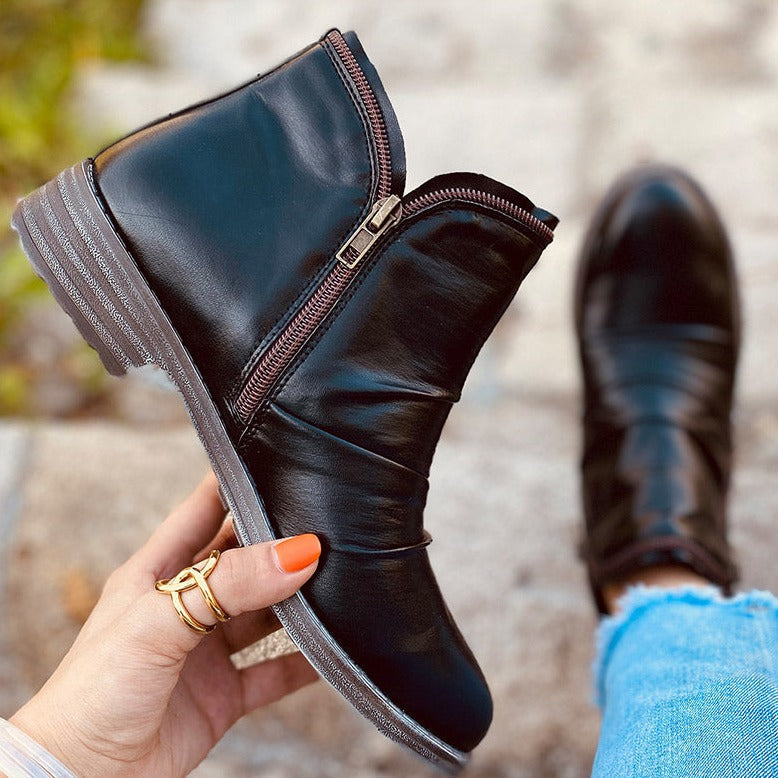 Classic Orthopedic Boots with Timeless Style