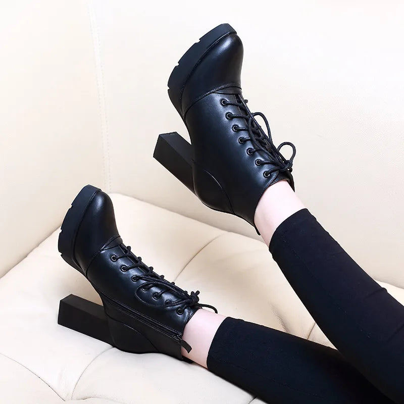 Vintage Inspired Orthopedic Boots