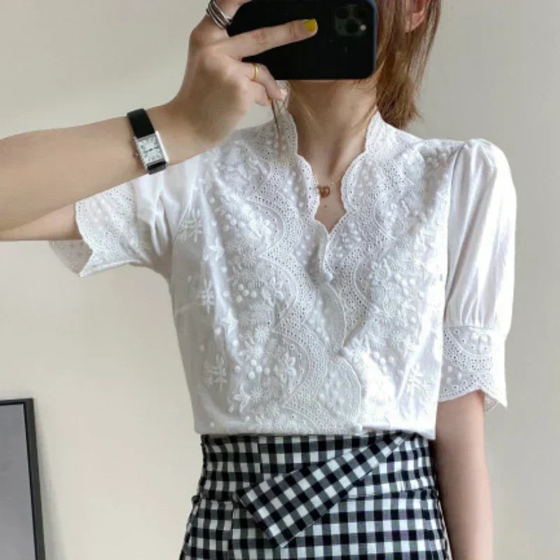 Timeless Vintage Style Blouse