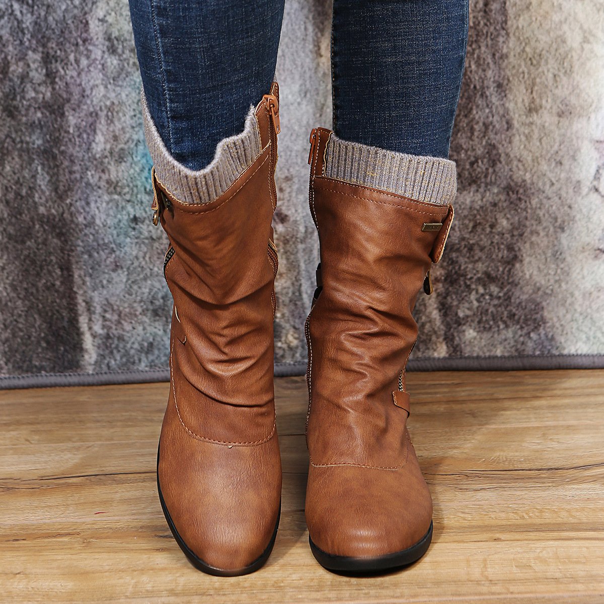 Chic Orthopedic Boots with Unique Design