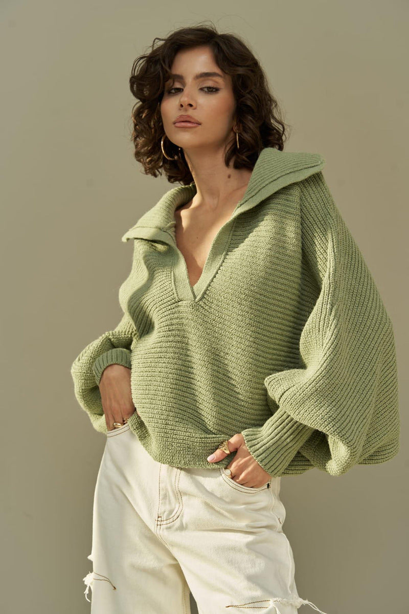 Gracefully Designed Pullover