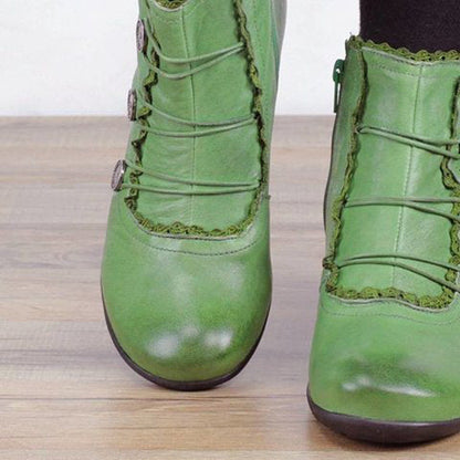 Vintage Inspired Orthopedic Boots