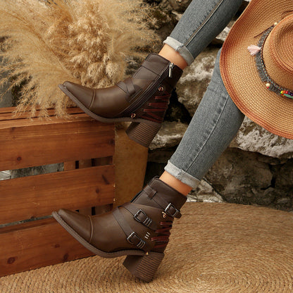 Vintage Inspired Orthopedic Boots