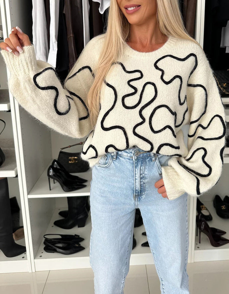 Gracefully Designed Pullover