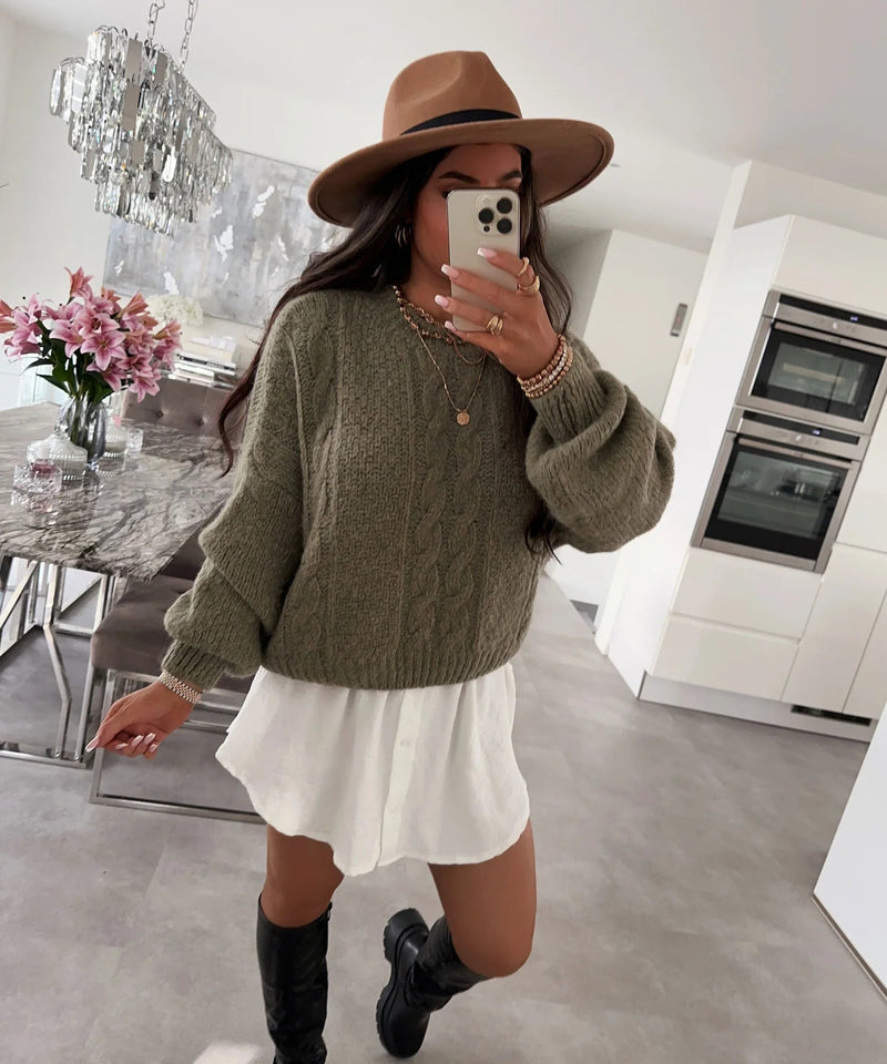 Gracefully Designed Pullover