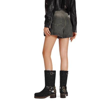 Vintage Inspired Orthopedic Boots