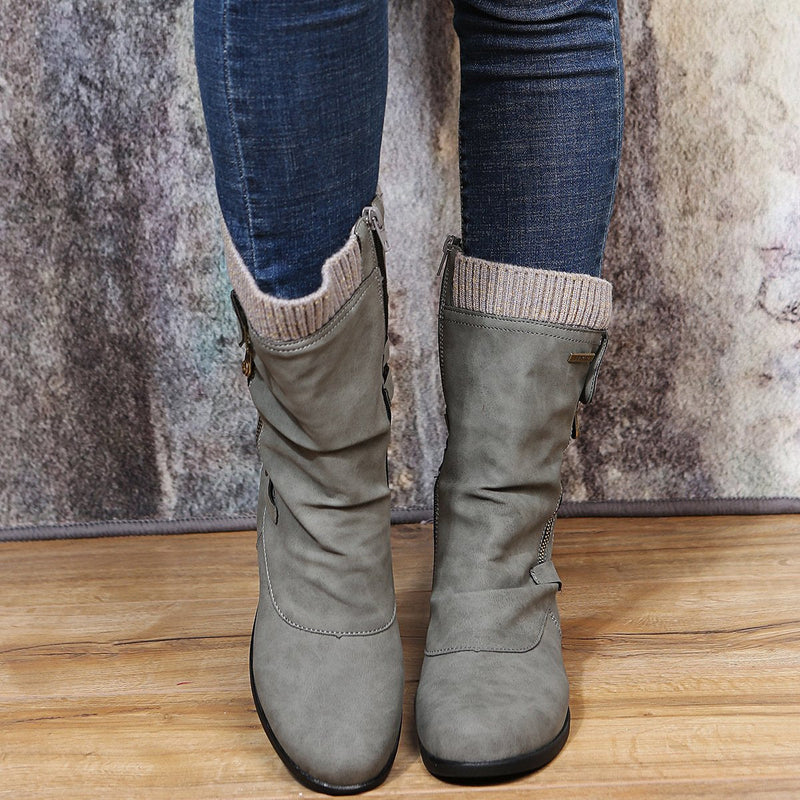 Chic Orthopedic Boots with Unique Design