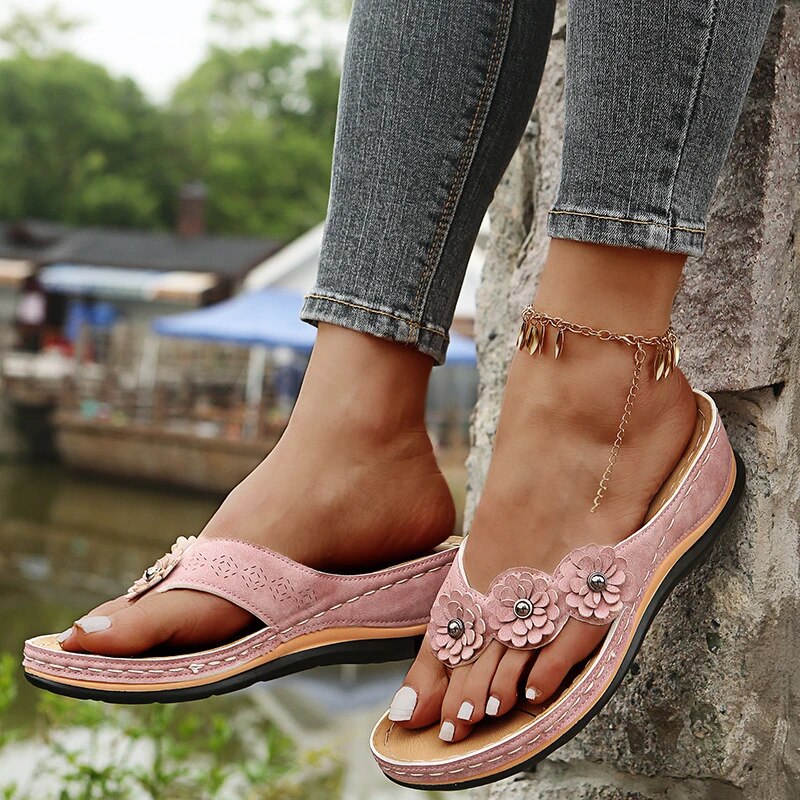 Vintage Inspired Orthopedic Sandals