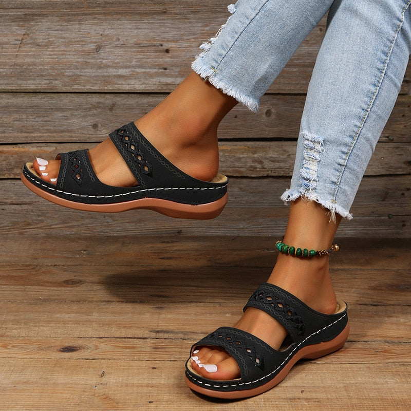 Vintage Inspired Orthopedic Sandals