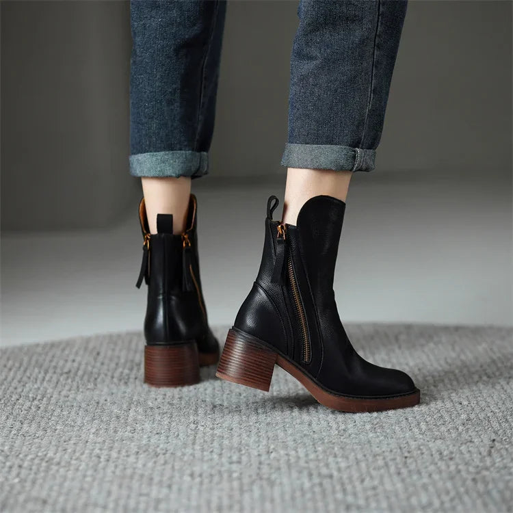 Vintage Inspired Orthopedic Boots