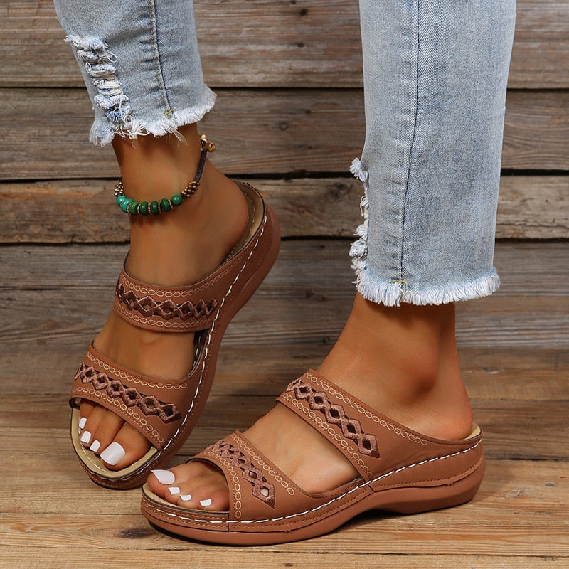 Vintage Inspired Orthopedic Sandals