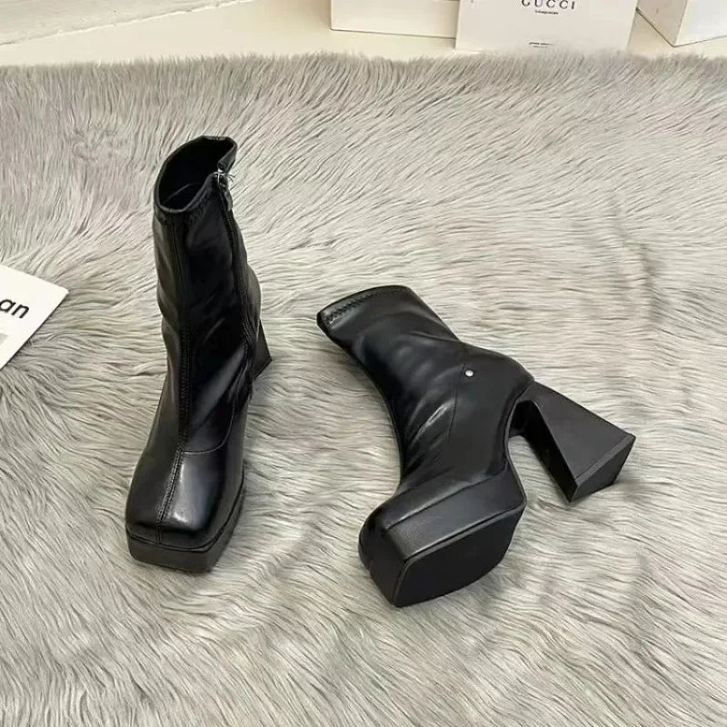 Chic Orthopedic Boots with Unique Design