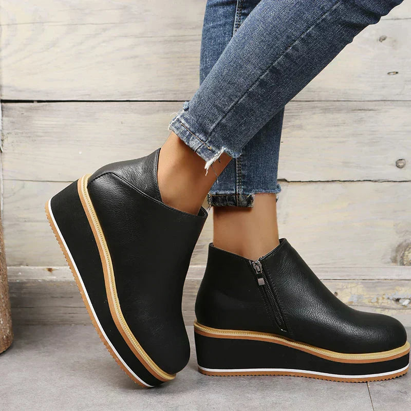 Chic Orthopedic Boots with Unique Design