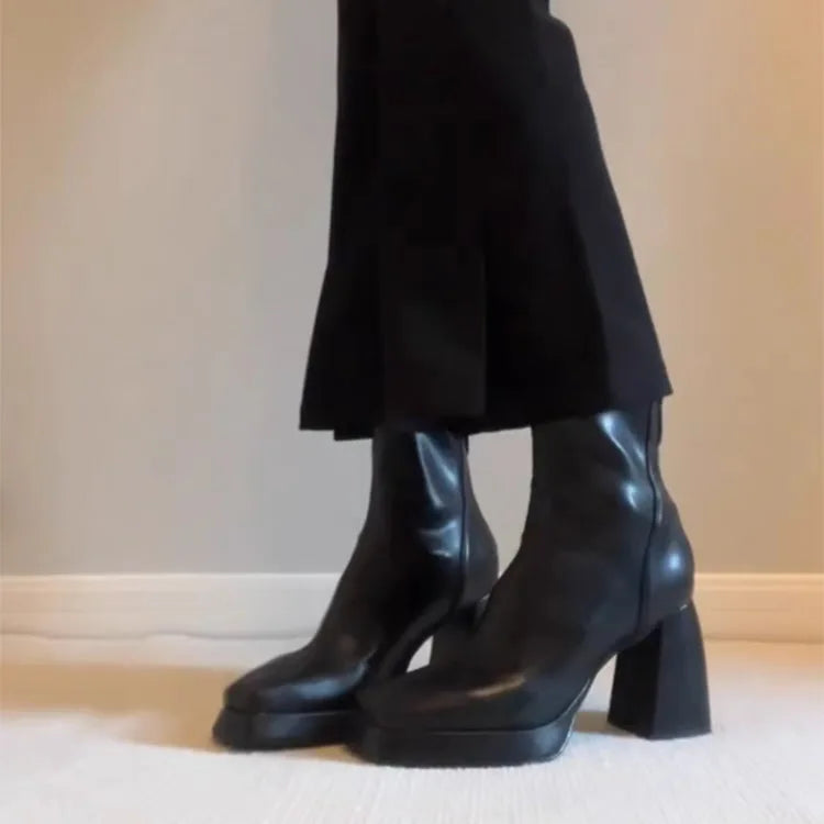 Chic Orthopedic Boots with Unique Design